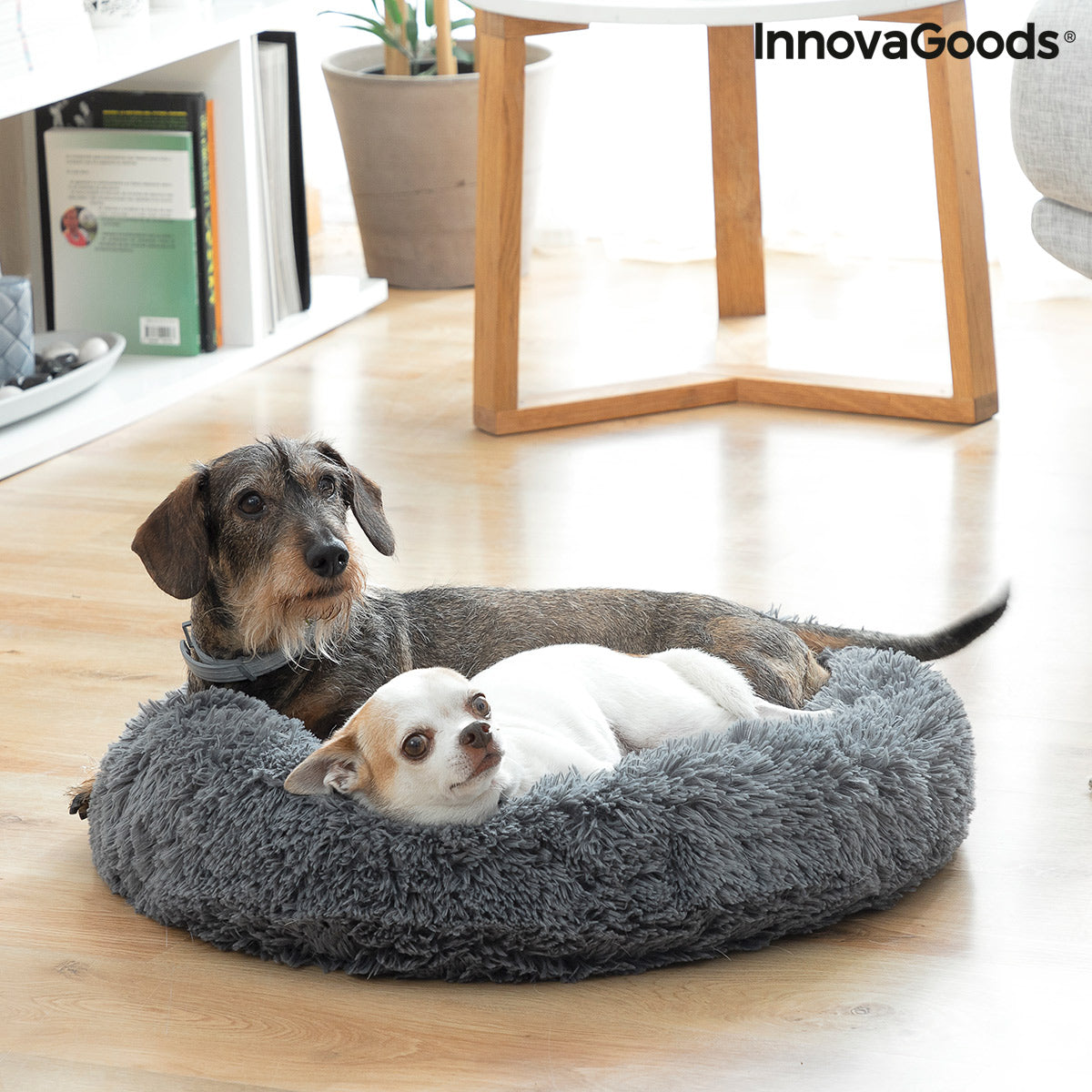 Cama anti-stress para animais de estimação Bepess InnovaGoods Ø 60 cm
