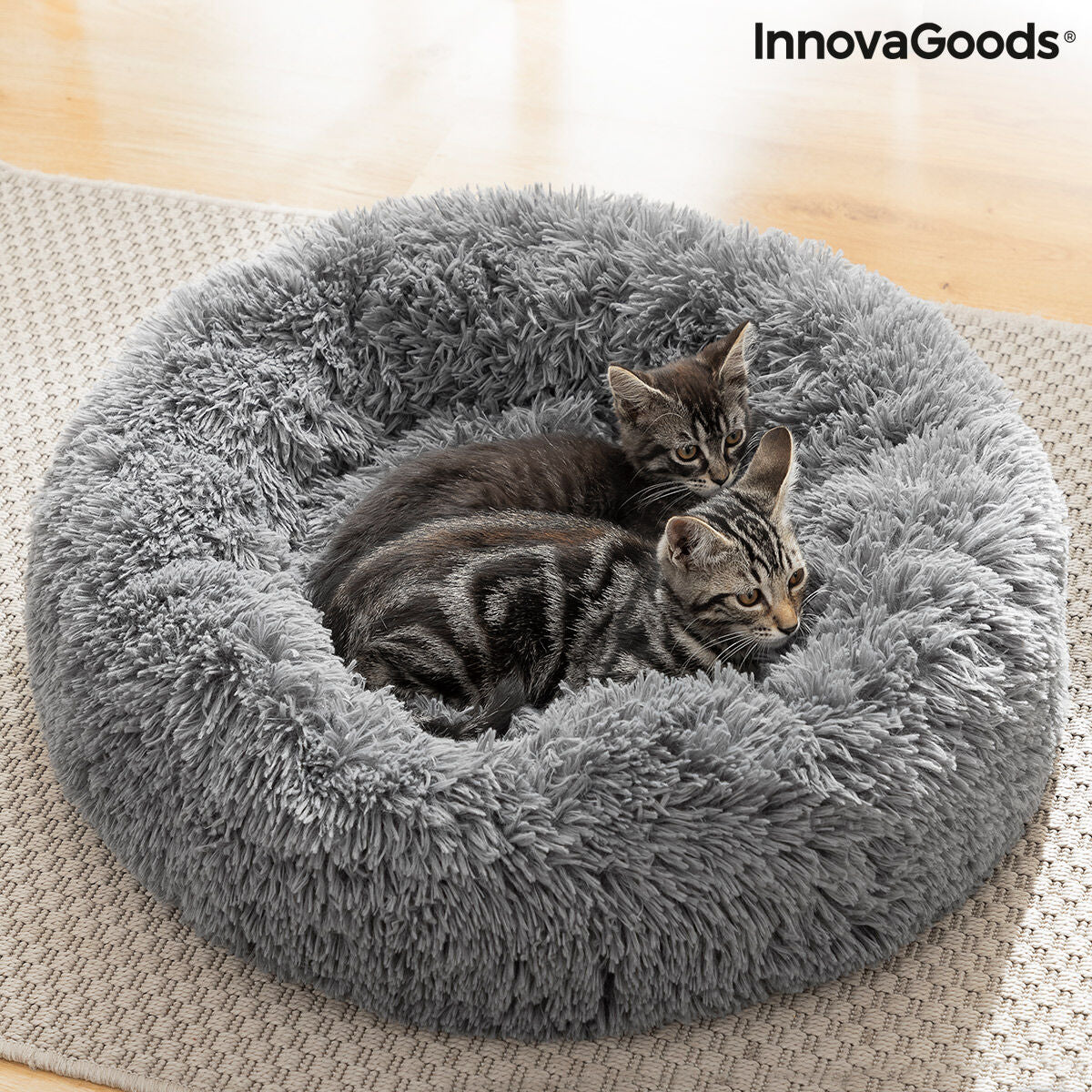 Cama anti-stress para animais de estimação Bepess InnovaGoods Ø 60 cm
