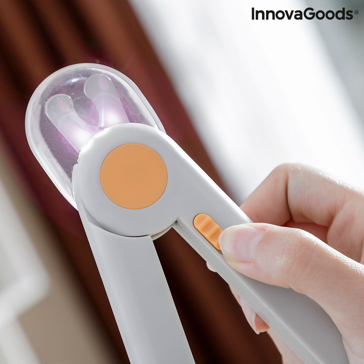 Corta-unhas para animais de estimação com LED