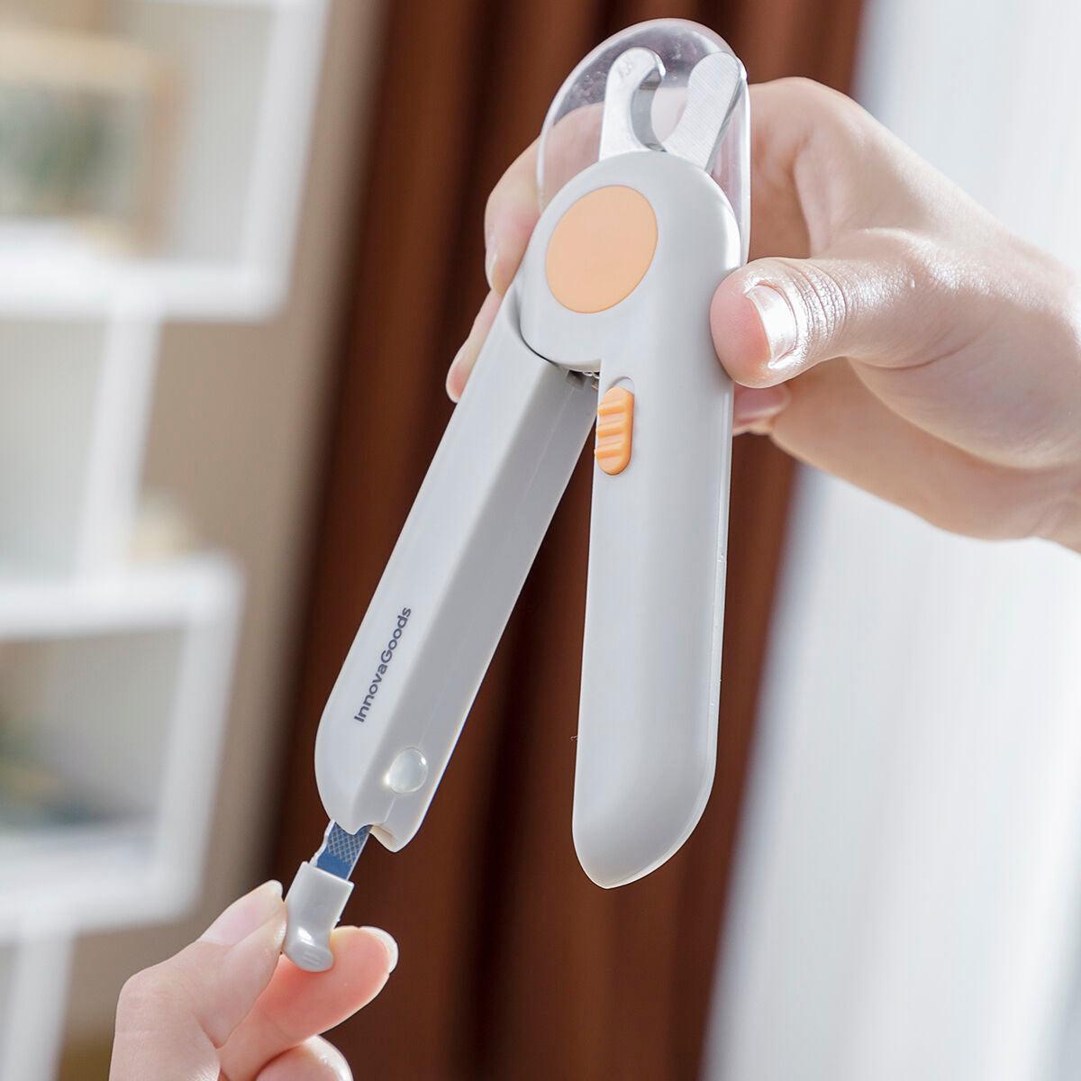 Corta-unhas para animais de estimação com LED